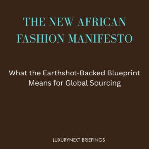 The African Manifesto for a Regenerative Fashion Industry